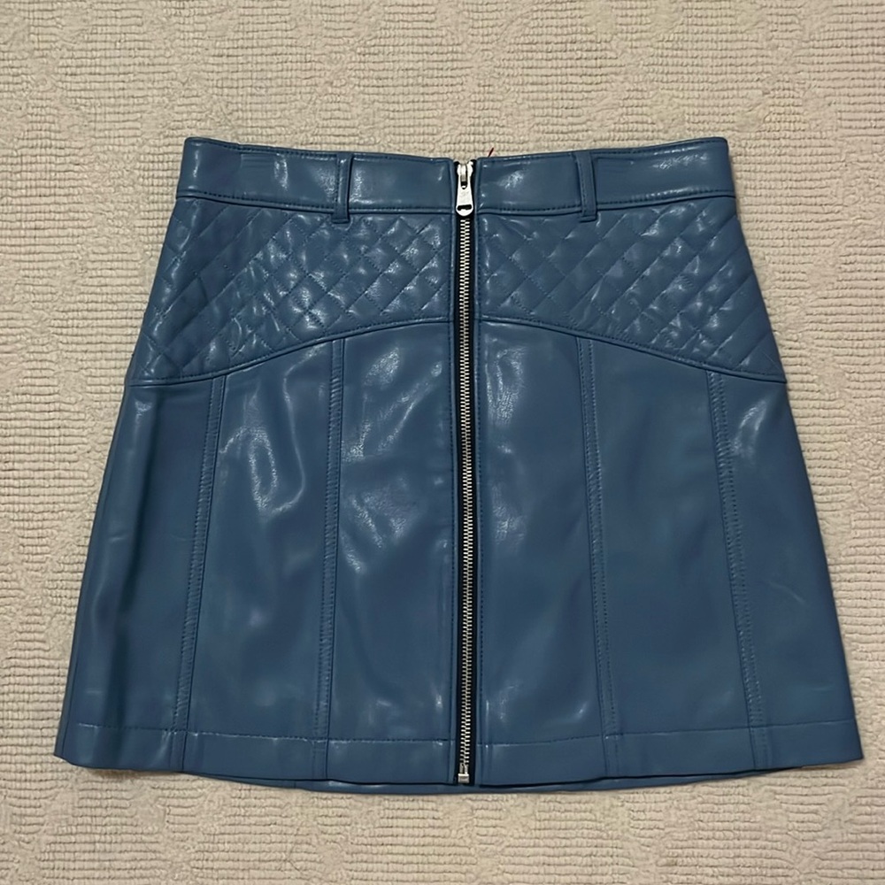 CINQ Á SEPT faux leather skirt